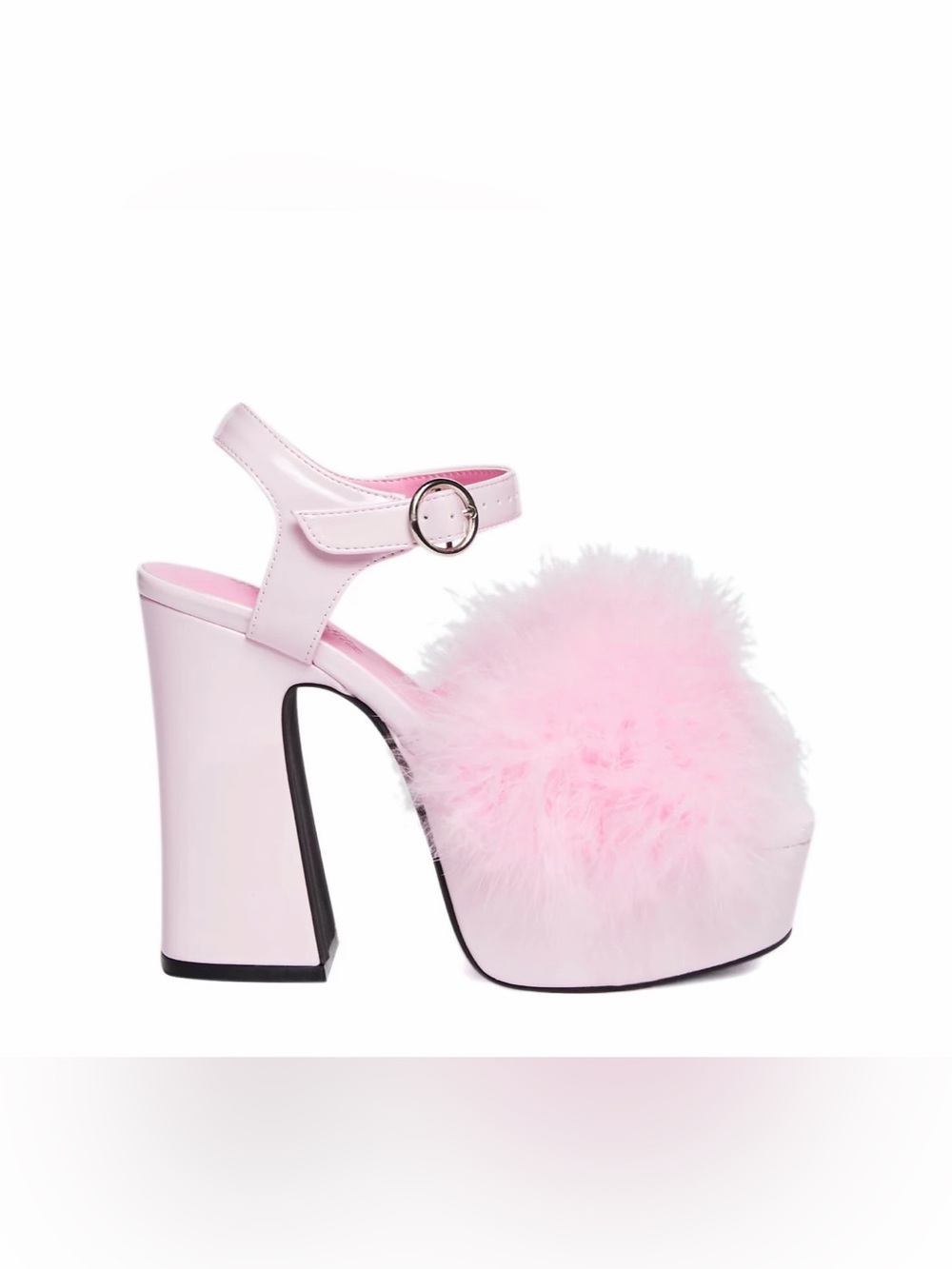 BLUSHIN' N' CRUSHIN' MARABOU HEELS